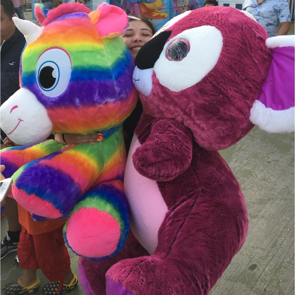 Large carnival stuffed animals